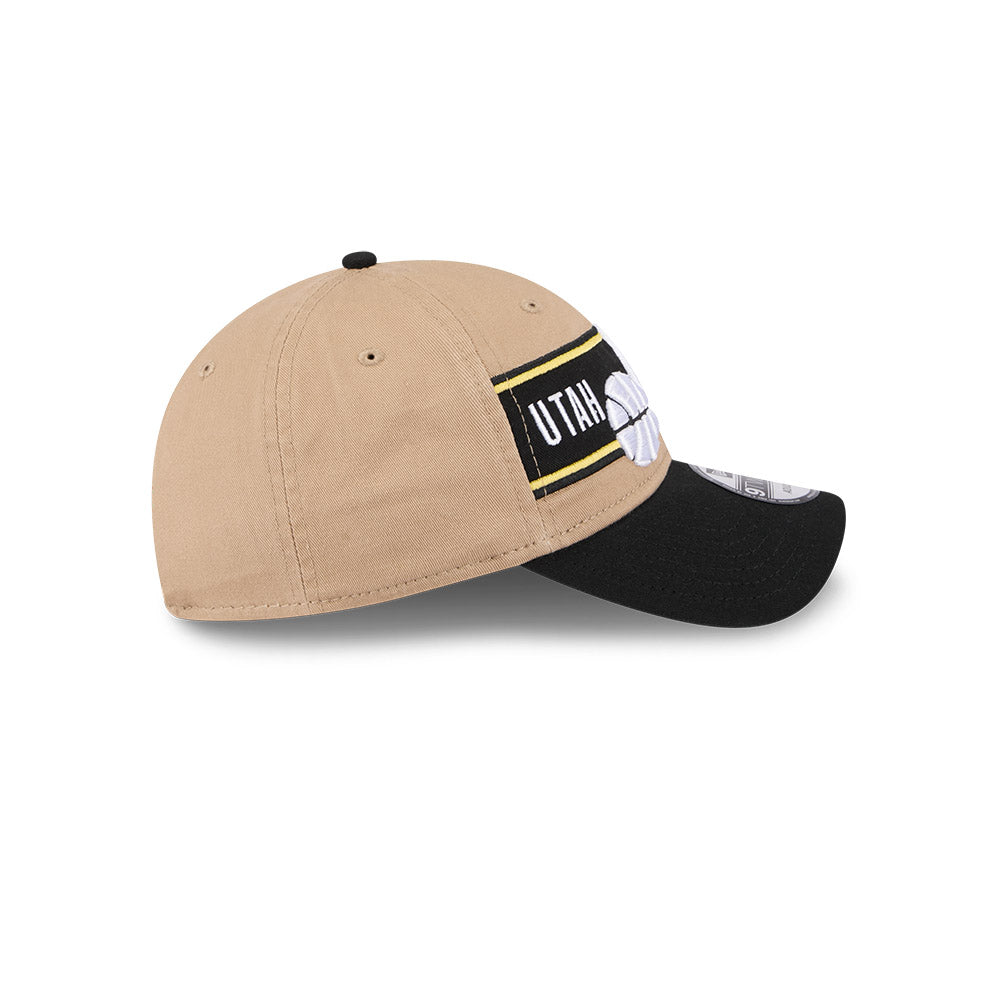 Utah Jazz Hat - Camel NBA 2024 Draft 9Twenty Strapback Cap - New Era